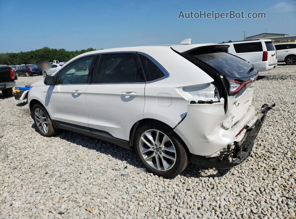 2FMPK3K89JBC22190 2018 FORD EDGE Белый Задняя левая четверть