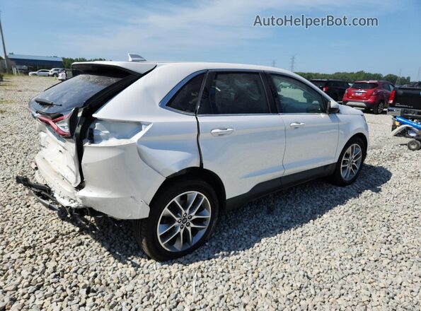 2FMPK3K89JBC22190 2018 FORD EDGE Белый Задняя правая четверть