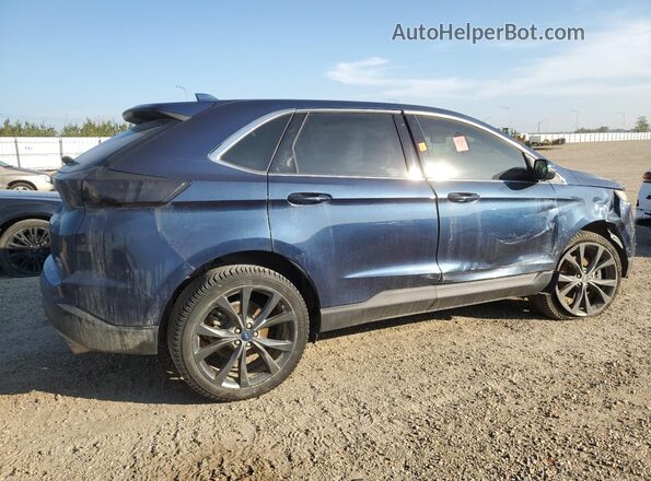 2FMPK4J82HBB69995 2017 FORD EDGE Синий Задняя правая четверть