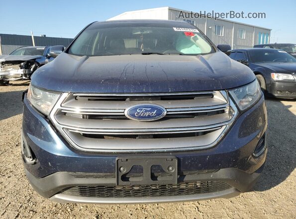 2FMPK4J82HBB69995 2017 FORD EDGE Синий Вид спереди
