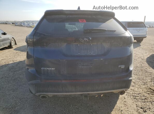 2FMPK4J82HBB69995 2017 FORD EDGE Синий Вид сзади