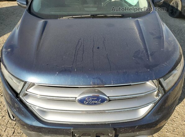 2FMPK4J82HBB69995 2017 FORD EDGE Синий Вид подкапотного пространства