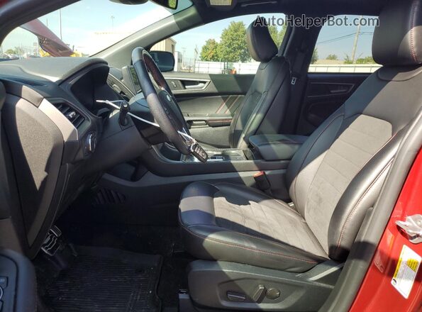 2FMPK4J90NBA01714 2022 FORD EDGE Красный Вид салона спереди