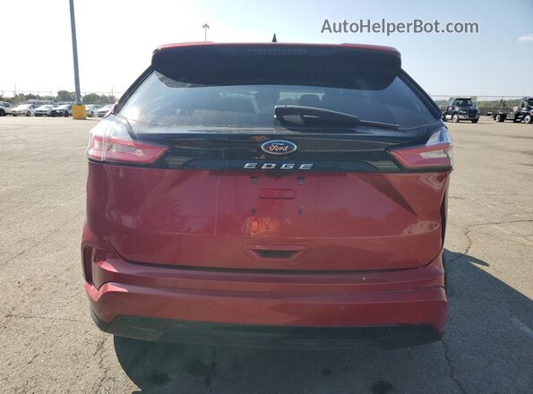 2FMPK4J90NBA01714 2022 FORD EDGE Красный Вид сзади