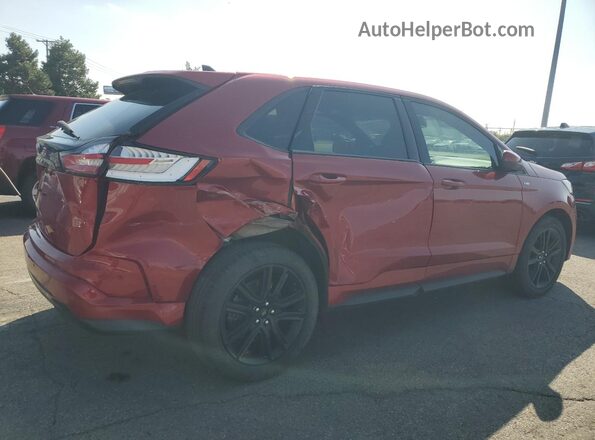 2FMPK4J90NBA01714 2022 FORD EDGE Красный Задняя правая четверть