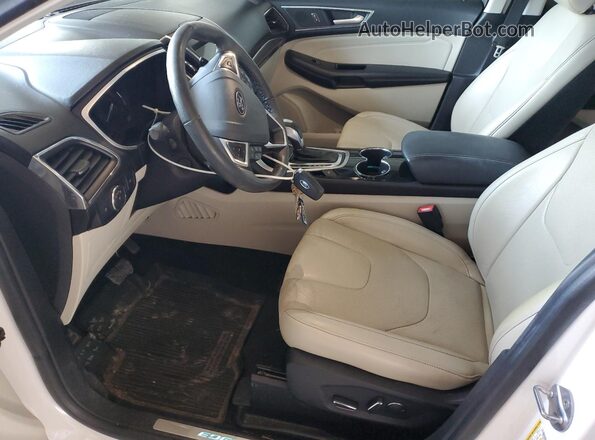 2FMPK4K85JBB28409 2018 FORD EDGE White Սալոնի դիմացի տեսք