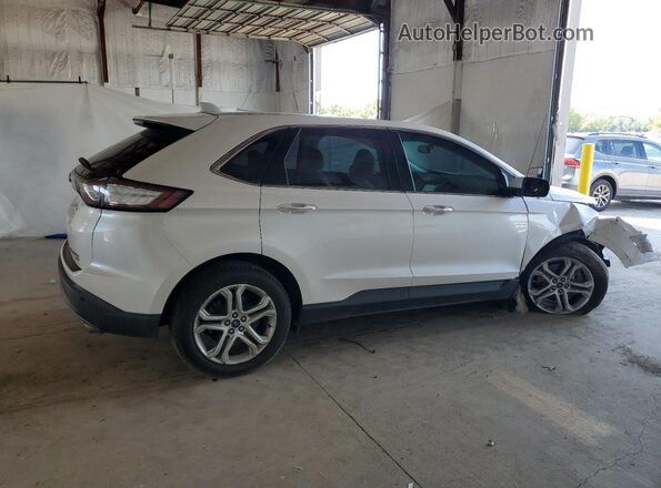 2FMPK4K85JBB28409 2018 FORD EDGE White Հետևի աջ
