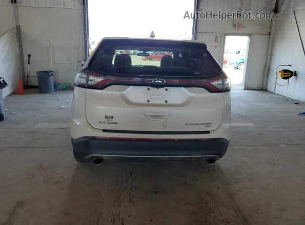 2FMPK4K85JBB28409 2018 FORD EDGE White Հետևի տեսք