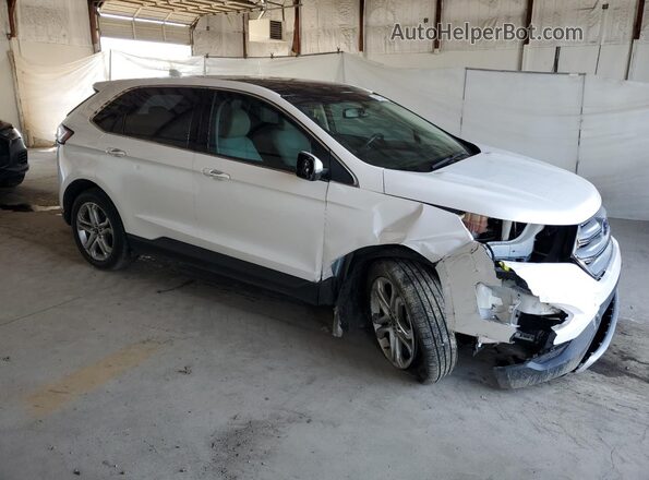 2FMPK4K85JBB28409 2018 FORD EDGE White Առջևի աջ