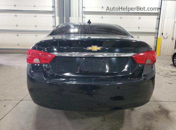2G1105S34J9110347 2018 CHEVROLET IMPALA Black Հետևի տեսք