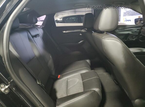 2G1105S34J9110347 2018 CHEVROLET IMPALA Black Հետևի նստատեղերի տեսք