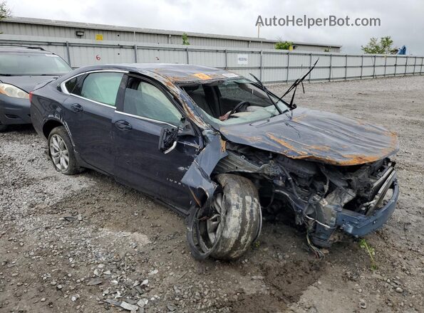 2G1105S36J9112181 2018 CHEVROLET IMPALA Blue Delantero derecho