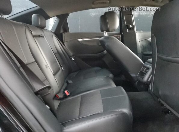 2G1145S33H9182056 2017 CHEVROLET IMPALA Black Rear seats view