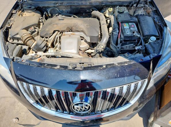 2G4GL5EX1H9146431 2017 BUICK REGAL Black Rear interior view