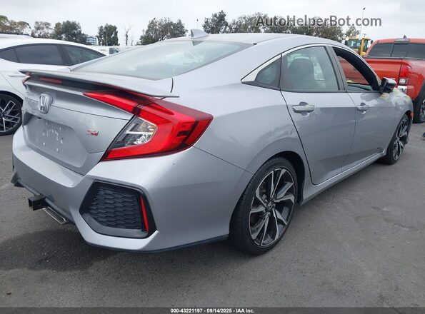 2HGFC1E53KH705810 2019 HONDA CIVIC SI Серебряный Задняя правая четверть
