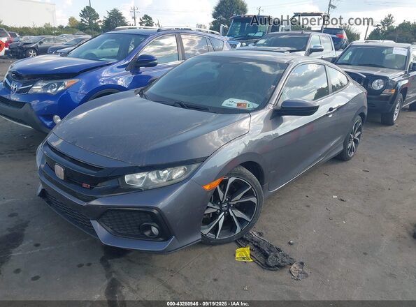 2HGFC3A53KH752062 2019 HONDA CIVIC SI Черный Передняя левая четверть