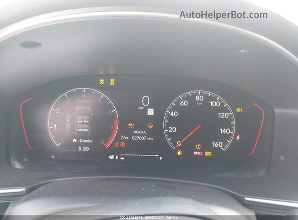 2HGFE1E51RH471087 2024 HONDA CIVIC SI Черный Вид задних сидений