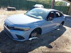 2022 Honda Civic Si Sedan Серый vin: 2HGFE1E57NH472366