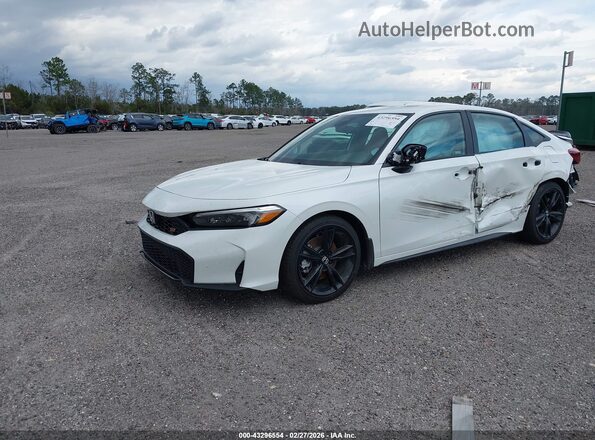2HGFE1E58SH477541 2025 HONDA CIVIC SI Белый Передняя левая четверть