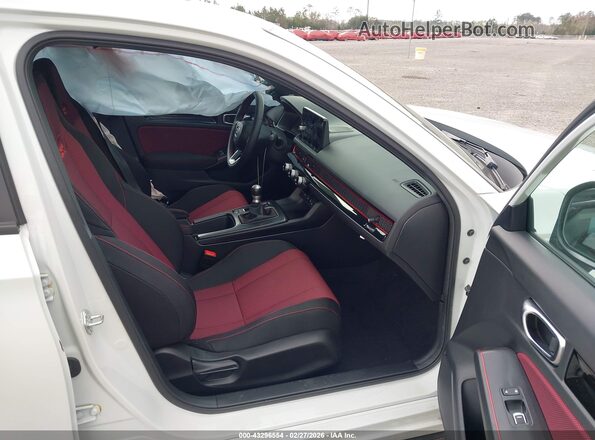 2HGFE1E58SH477541 2025 HONDA CIVIC SI Белый Вид салона спереди