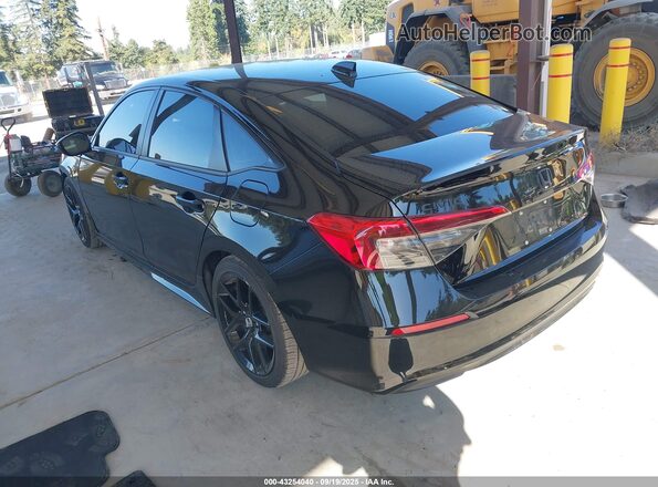 2HGFE2F55NH547540 2022 HONDA CIVIC Black Trasero izquierdo