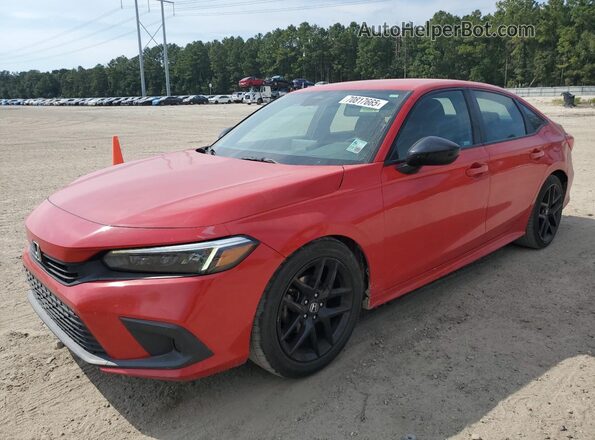 2HGFE2F59NH501726 2022 HONDA CIVIC Red Передня ліва чверть