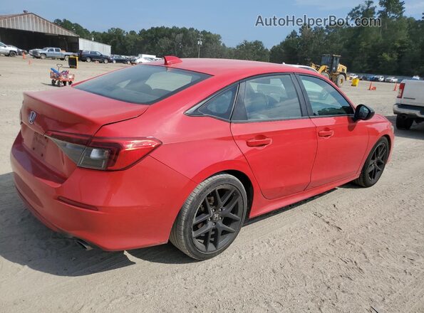 2HGFE2F59NH501726 2022 HONDA CIVIC Red Задня права чверть