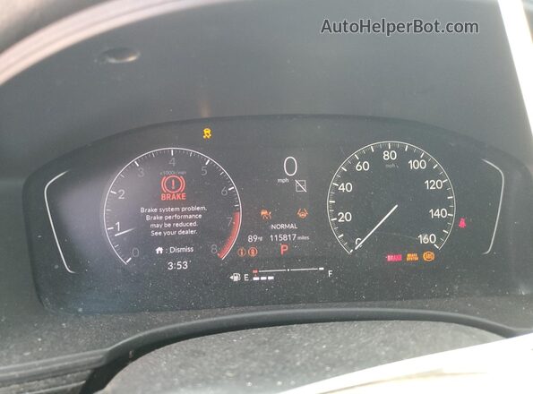 2HGFE2F59NH501726 2022 HONDA CIVIC Red Вид щитка приладів