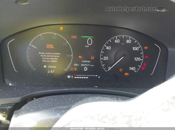 2HGFE4F81SH342248 2025 HONDA CIVIC HYBRID Blue Widok tylnych siedzeń