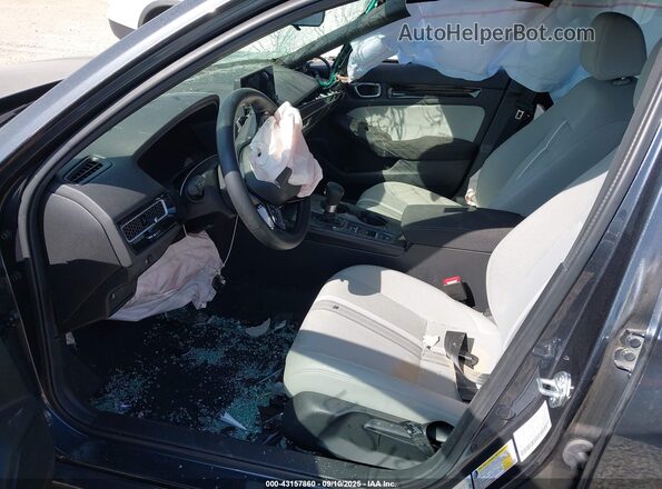 2HGFE4F81SH342248 2025 HONDA CIVIC HYBRID Blue Widok wnętrza z przodu