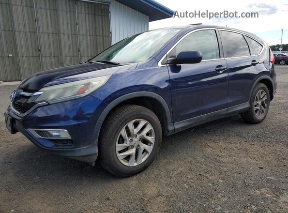 2HKRM4H58GH627965 2016 HONDA CRV Blue Передня ліва чверть