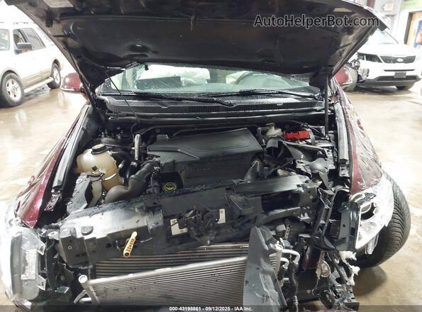 2LMHJ5AT1KBL00301 2019 LINCOLN MKT Темно-бордовый Вид сзади
