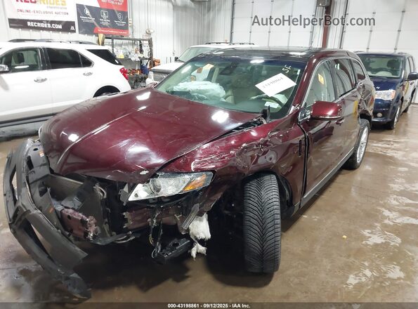 2LMHJ5AT1KBL00301 2019 LINCOLN MKT Темно-бордовый Передняя левая четверть