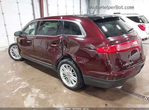 2LMHJ5AT1KBL00301 2019 LINCOLN MKT Темно-бордовый Задняя левая четверть