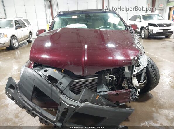 2LMHJ5AT1KBL00301 2019 LINCOLN MKT Темно-бордовый Вид задней части салона