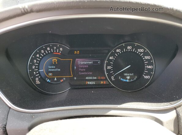 2LMPJ6JR6JBL13419 2018 LINCOLN MKX Blue Instrument cluster view