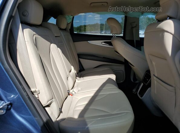 2LMPJ6JR6JBL13419 2018 LINCOLN MKX Blue Rear interior view