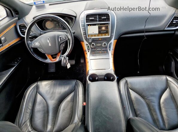 2LMPJ6KR0JBL14810 2018 LINCOLN MKX Silver Առջևի վահանակի տեսք