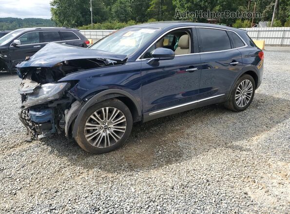 2LMPJ6LR1JBL40511 2018 LINCOLN MKX Blue Vista tres cuartos delantera izquierda