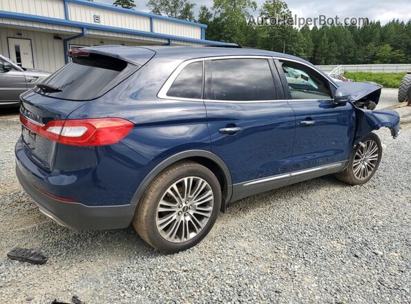 2LMPJ6LR1JBL40511 2018 LINCOLN MKX Blue Trasero derecho