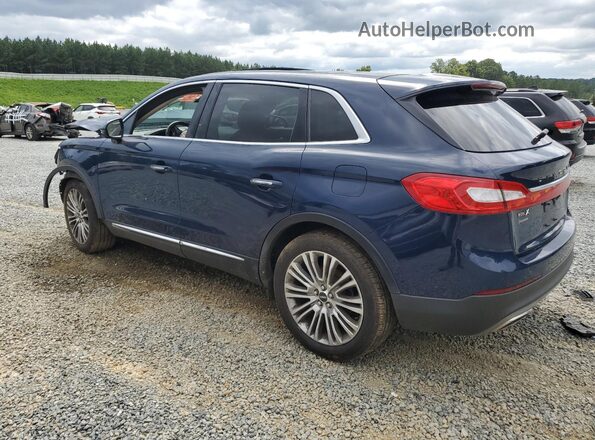2LMPJ6LR1JBL40511 2018 LINCOLN MKX Blue Trasero izquierdo