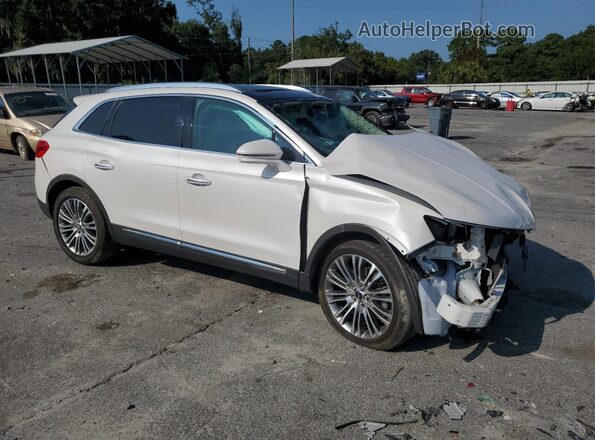 2LMPJ6LR1JBL41576 2018 LINCOLN MKX White Front right