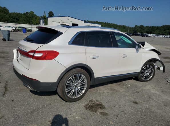 2LMPJ6LR1JBL41576 2018 LINCOLN MKX White Rear right