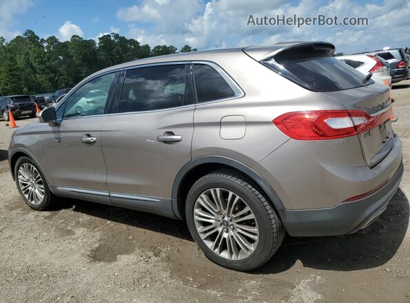 2LMPJ6LR1JBL42470 2018 LINCOLN MKX Gold Trasero izquierdo