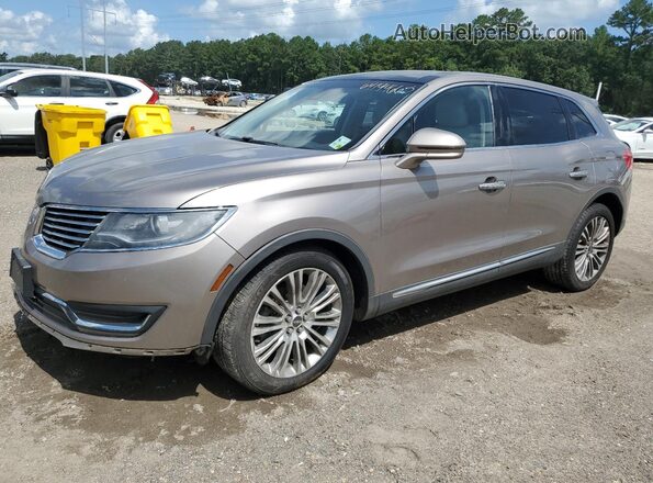 2LMPJ6LR1JBL42470 2018 LINCOLN MKX Gold Vista tres cuartos delantera izquierda