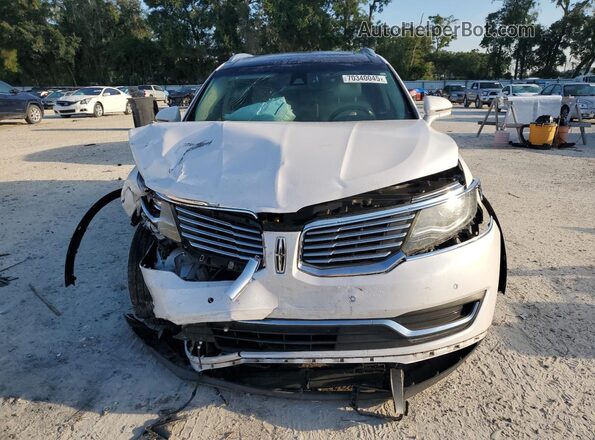 2LMPJ6LR9JBL42555 2018 LINCOLN MKX White Widok z przodu
