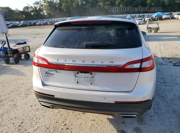 2LMPJ6LR9JBL42555 2018 LINCOLN MKX White Widok z tyłu