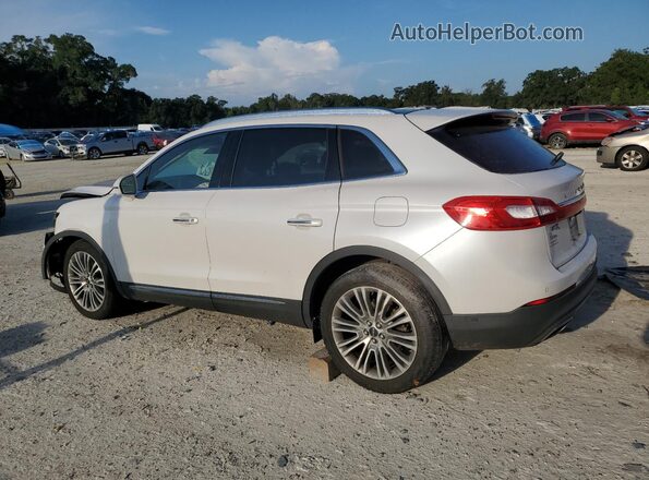 2LMPJ6LR9JBL42555 2018 LINCOLN MKX White Tył lewy