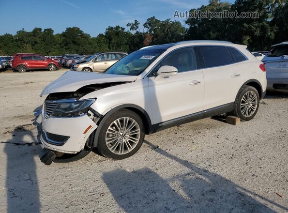 2LMPJ6LR9JBL42555 2018 LINCOLN MKX White Przód lewy
