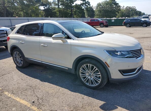 2LMPJ6LRXJBL29121 2018 LINCOLN MKX Бежевый Передняя правая четверть